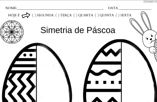 atividade de páscoa 4º ano